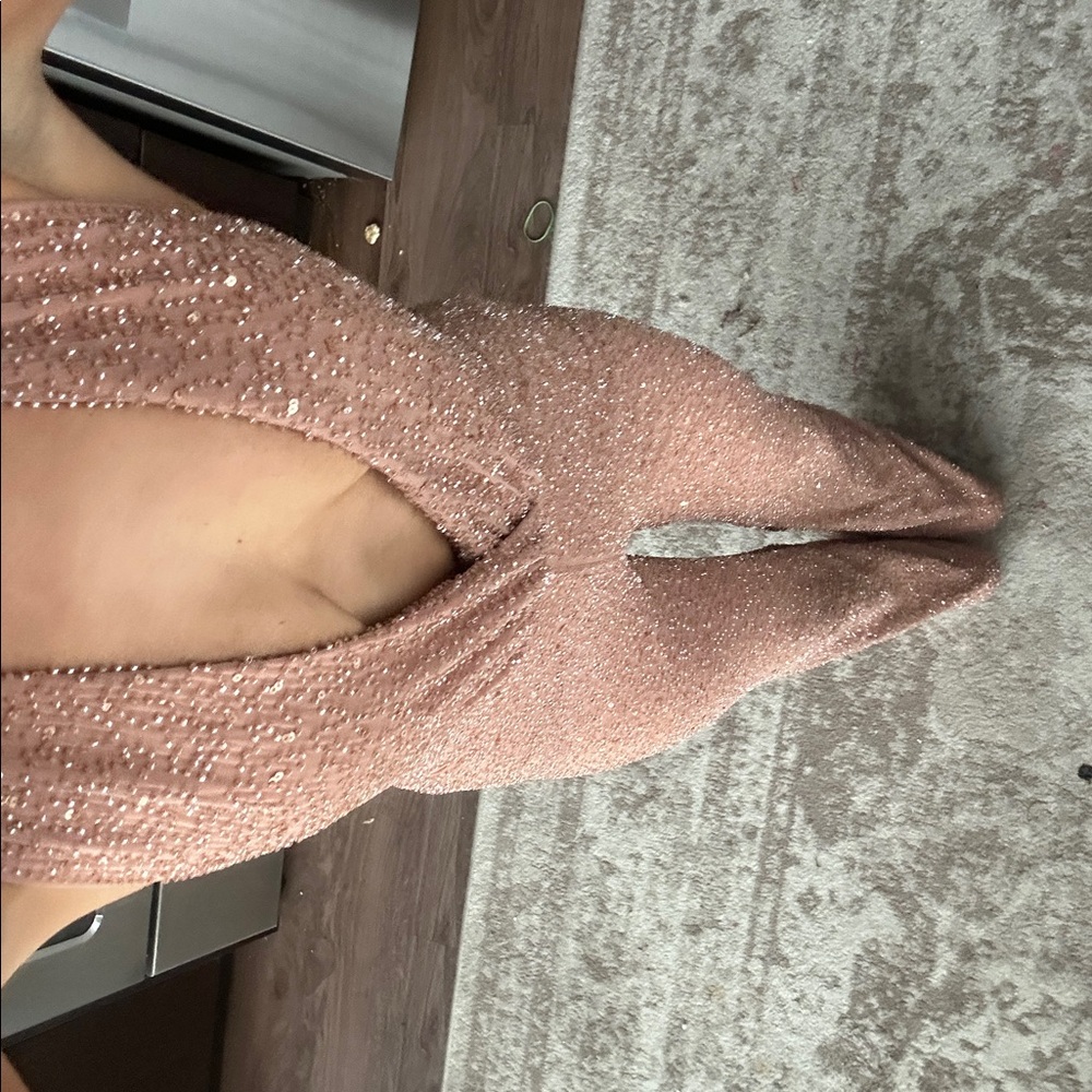OhPolly Elegant Tan Jumpsuit - Picture 3 of 4